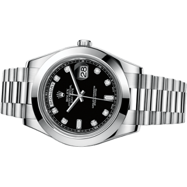 Day-Date II Platinum Black Diamonds