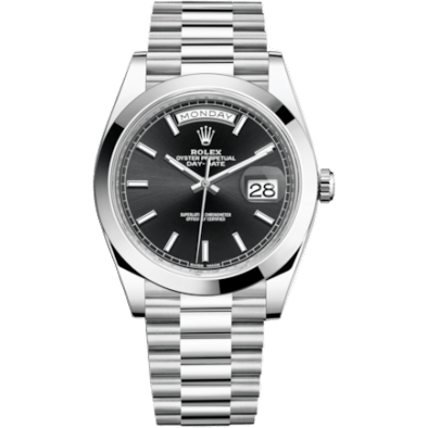 Day-Date 40 Platinum / Black