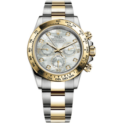 Cosmograph Daytona Stainless Steel / Yellow Gold / MOP Diamonds