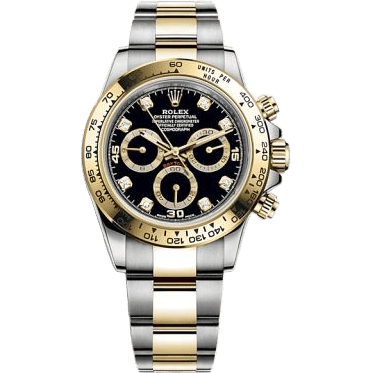 Cosmograph Daytona Stainless Steel / Yellow Gold / Black - Diamond