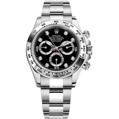 Cosmograph Daytona White Gold / Black - Diamond