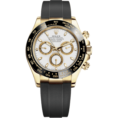 Rolex Cosmograph Daytona Yellow Gold / Cerachrom / White / Oysterflex 116518LN-0033