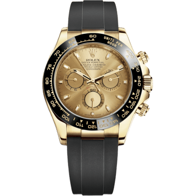 Rolex Cosmograph Daytona Yellow Gold / Cerachrom / Champagne / Oysterflex 116518LN-0034