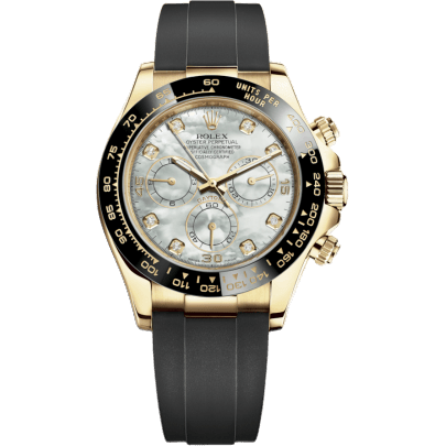 Rolex Cosmograph Daytona Yellow Gold / Cerachrom / MOP-Diamond / Oysterflex 116518LN-0037