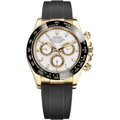 Rolex Cosmograph Daytona Yellow Gold / Cerachrom / White / Oysterflex 116518LN-0041