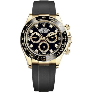 Rolex Cosmograph Daytona Yellow Gold / Cerachrom / Black - Diamond / Oysterflex 116518LN-0078