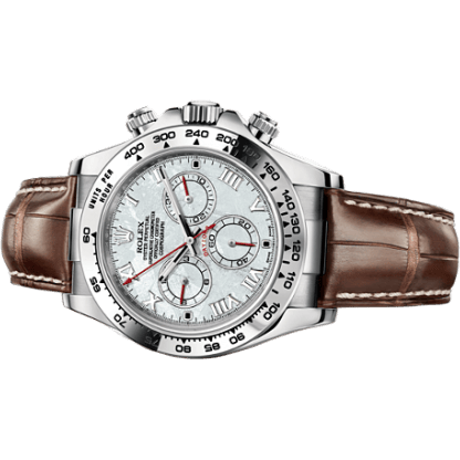 Rolex Daytona White Gold Strap Meteorite Roman 116519-0195