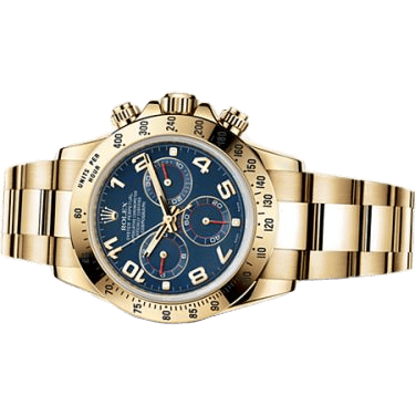Rolex Cosmograph Daytona Yellow Gold / Blue Racing 116528-0037