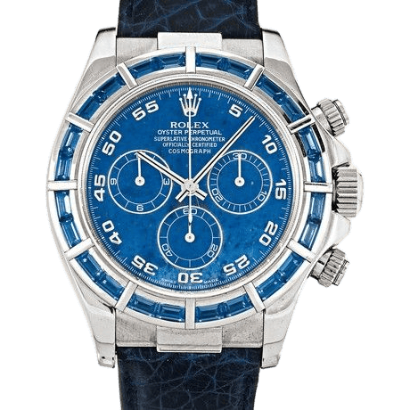 Rolex Daytona White Gold Blue Sapphire Strap Sodalite 116589saci-0002