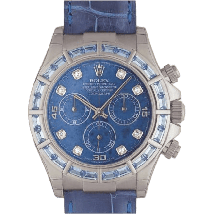 Rolex Daytona White Gold Blue Sapphire Strap Sodalite Diamond 116589saci-0003