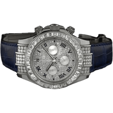 Rolex Daytona White Gold Diamond Strap Roman 116599tbr-0001