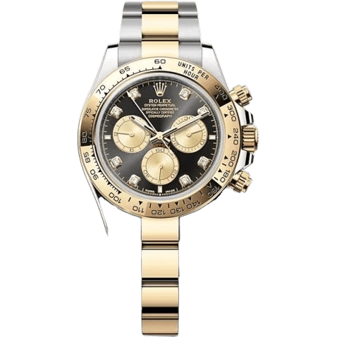 Cosmograph Daytona Stainless Steel - Yellow Gold / Black - Golden - Diamond / Oyster
