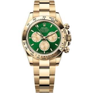 Rolex Cosmograph Daytona Yellow Gold / Green / Oyster 126508-0008