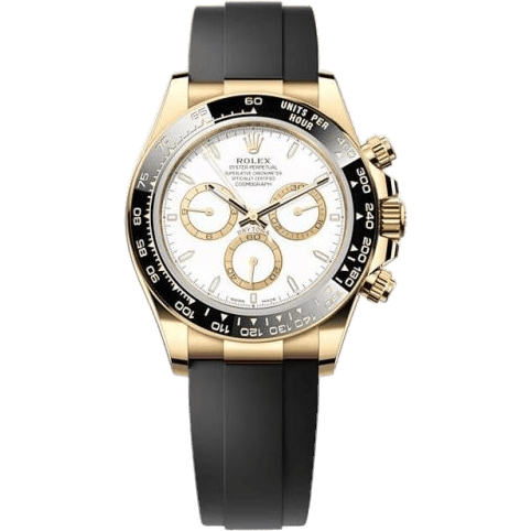Rolex Cosmograph Daytona Yellow Gold - Cerachrom / White / Oysterflex 126518LN-0002