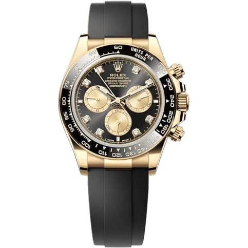 Rolex Cosmograph Daytona Yellow Gold - Cerachrom / Black - Diamond / Oysterflex 126518LN-0006
