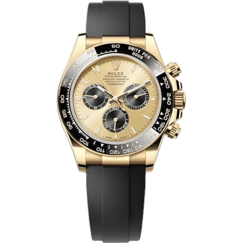 Rolex Cosmograph Daytona Yellow Gold - Cerachrom / Champagne - Black / Oysterflex 126518LN-0012
