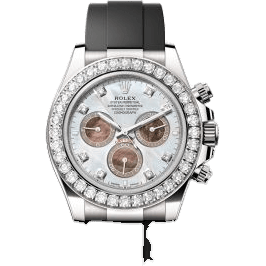 Cosmograph Daytona White Gold - Diamond / Panda MOP - Diamond / Oysterflex