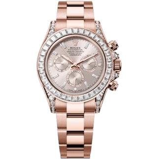 Cosmograph Daytona Everose Gold - Baguette / Sundust - Baguette / Oyster