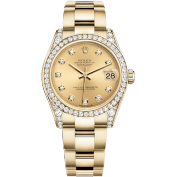 Rolex Datejust 31 Yellow Gold Diamond / Oyster / Champagne Diamond 178158-0048