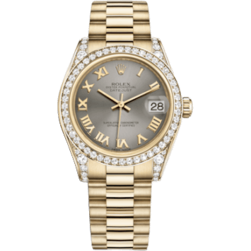 Rolex Datejust 31 Yellow Gold Diamond / President / Steel Roman 178158-0080