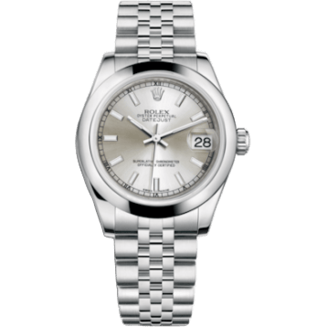 Rolex Datejust 31 Stainless Steel Domed / Jubilee / Silver 178240-0005