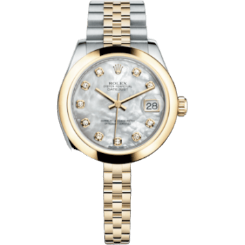 Rolex Datejust 31 Rolesor Yellow Domed / Jubilee / MOP 178243-0049