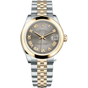 Rolex Datejust 31 Rolesor Yellow Domed / Jubilee / Steel Roman 178243-0075