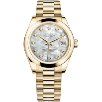 Rolex Datejust 31 Yellow Gold Domed / President / MOP 178248-0025