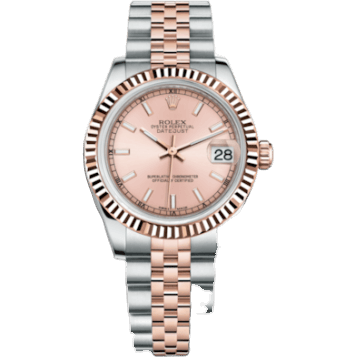 Rolex Datejust 31 Rolesor Everose Fluted / Jubilee / Pink 178271-0005