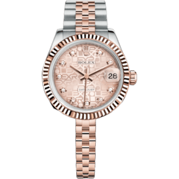 Rolex Datejust 31 Rolesor Everose Fluted / Jubilee / Pink Computer 178271-0012