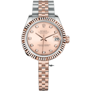 Rolex Datejust 31 Rolesor Everose Fluted / Jubilee / Pink Diamond 178271-0034