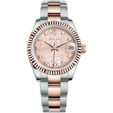 Rolex Datejust 31 Rolesor Everose Fluted / Oyster / Pink Computer 178271-0038