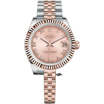 Rolex Datejust 31 Rolesor Everose Fluted / Jubilee / Pink Roman 178271-0068