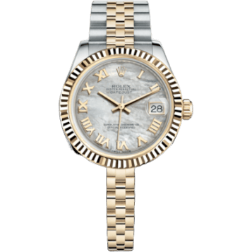 Rolex Datejust 31 Rolesor Yellow Fluted / Jubilee / MOP Roman 178273-0016