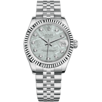 Rolex Datejust 31 Stainless Steel Fluted / Jubilee / Meteorite 178274-0016