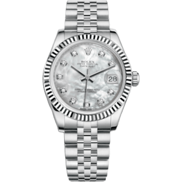 Rolex Datejust 31 Stainless Steel Fluted / Jubilee / MOP 178274-0042