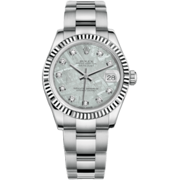 Rolex Datejust 31 Stainless Steel Fluted / Oyster / Meteorite 178274-0059