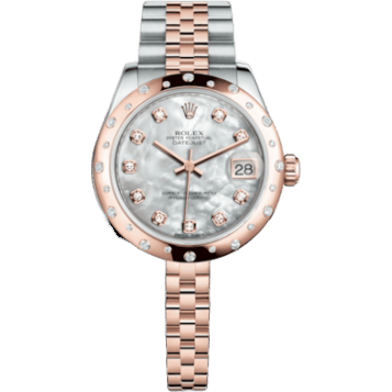 Datejust 31 Rolesor Everose Domed Diamond / Jubilee / MOP