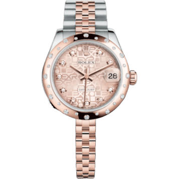Datejust 31 Rolesor Everose Domed Diamond / Jubilee / Pink Computer