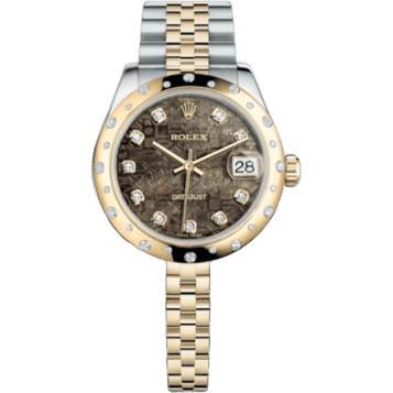 Rolex Datejust 31 Rolesor Yellow Domed Diamond / Jubilee / Black MOP Computer 178343-0027
