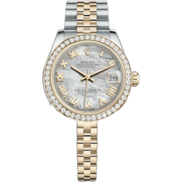 Rolex Datejust 31 Rolesor Yellow Diamond / Jubilee / MOP Roman 178383-0003