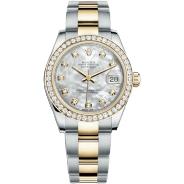 Rolex Datejust 31 Rolesor Yellow Diamond / Oyster / MOP 178383-0020