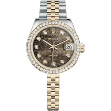 Rolex Datejust 31 Rolesor Yellow Diamond / Jubilee / Black MOP Computer 178383-0030