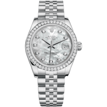 Rolex Datejust 31 Stainless Steel Diamond / Jubilee / MOP 178384-0004