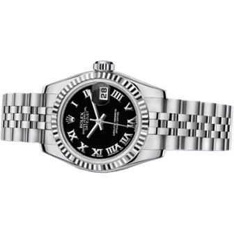 Lady-Datejust 26 Fluted Black Jubilee