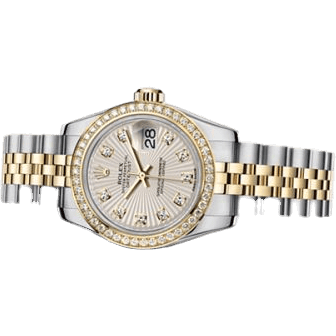 Lady-Datejust 26 Rolesor Diamond Sunbeam Diamond Jubilee