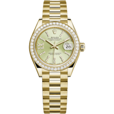 Rolex Lady-Datejust 28 Yellow Gold Diamond / President / Linden Diamonds 279138rbr-0003