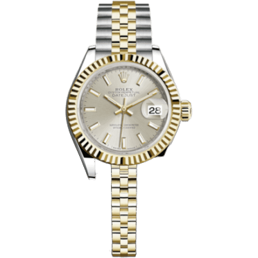 Rolex Lady-Datejust 28 Rolesor Yellow Fluted / Jubilee / Silver 279173-0019