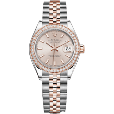 Rolex Lady-Datejust 28 Rolesor Rose Diamond / Jubilee / Sundust 279381rbr-0001