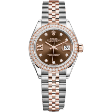 Rolex Lady-Datejust 28 Rolesor Rose Diamond / Jubilee / Chocolate Diamond 279381RBR-0003